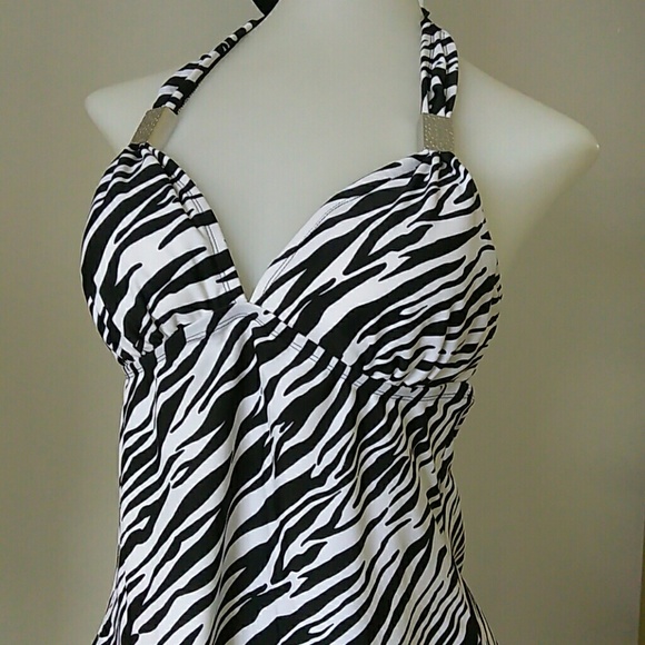 ZEBRA HALTERKINI SWIM MERONA. - Picture 4 of 7